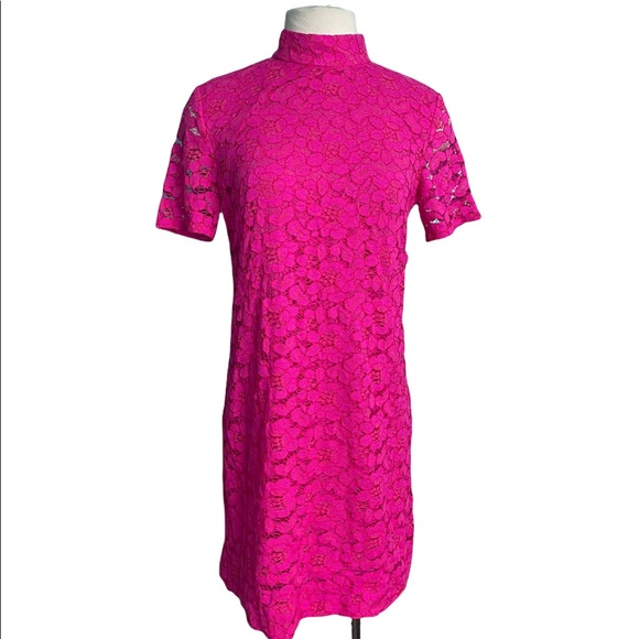 Trina Turk Dresses & Skirts - Trina Turk pink lace short dress sz-med